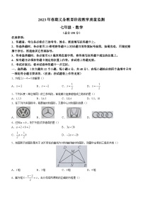 四川省宜宾市2022-2023学年七年级下学期期末数学试题（含答案）