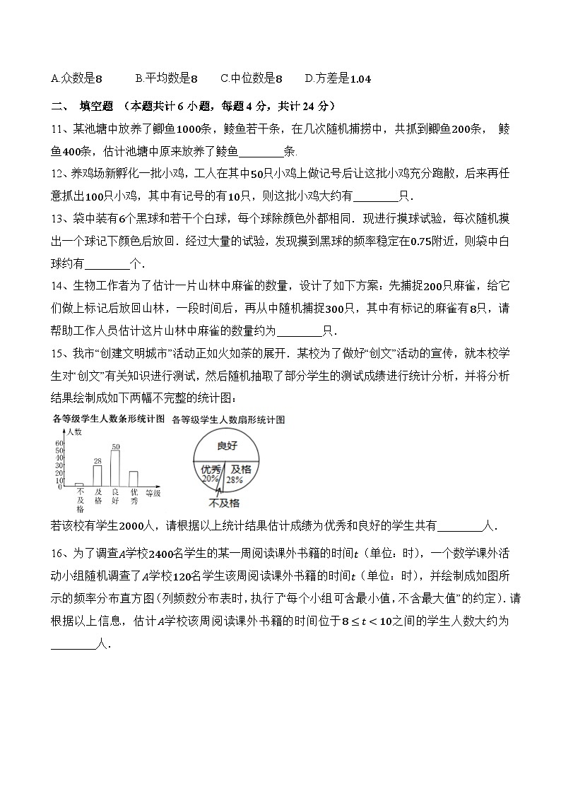 第五章《用样本推断总体》（基础卷）（原卷版）第3页