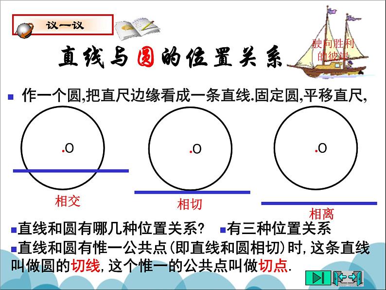 《直线和圆的位置关系与圆的切线性质》PPT课件2-九年级下册数学北师大版第5页