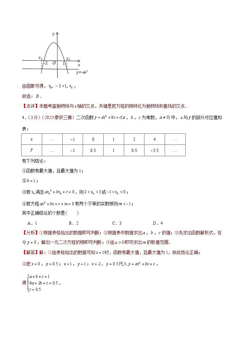 第二十二章 二次函数（B卷·学霸加练卷，难度★★★★★）-【单元测试】九年级数学上册分层训练AB卷（人教版）（解析+原卷）03