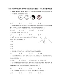 2022-2023学年贵州省毕节市金沙县七年级（下）期末数学试卷（含解析）