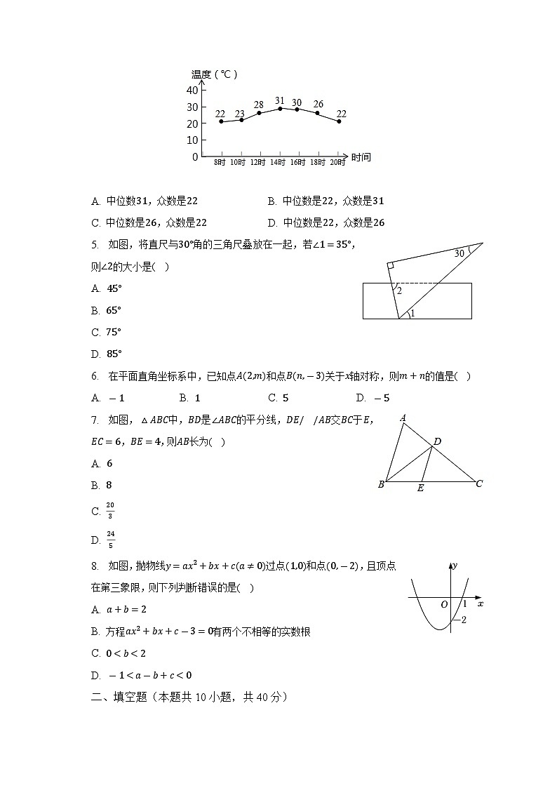 2023年四川省成都市武侯区西川实验中学中考数学模拟试卷（3月份）（含解析）第2页