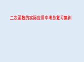 二次函数的实际应用中考总复习课件PPT