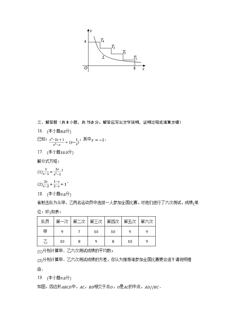河南省南阳市桐柏县2022-2023学年八年级下学期期末数学试卷（含答案）03
