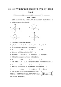 福建省福州四中桔园洲中学2022-2023学年下学期八年级期末数学试卷（含答案）