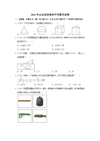 2023年山东省济南市中考数学试卷