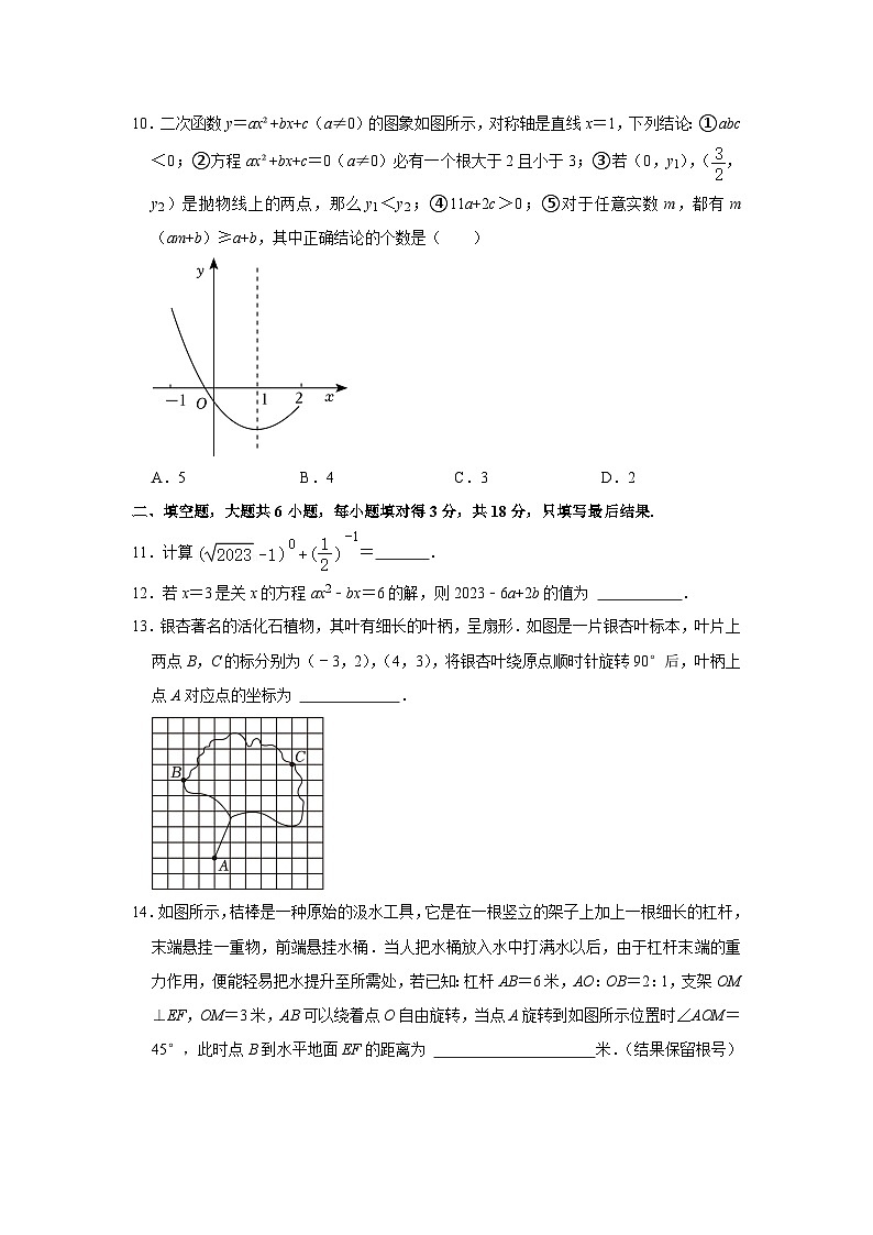 2023年山东省枣庄市中考数学试卷03