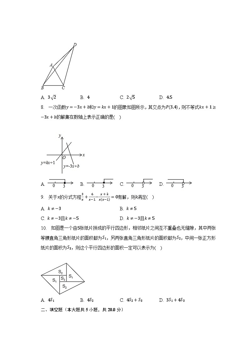 2022-2023学年四川省达州市万源四中八年级（下）期末数学试卷（含解析）第2页