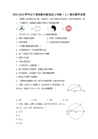 2022-2023学年辽宁省抚顺市新抚区九年级（上）期末数学试卷（含解析）