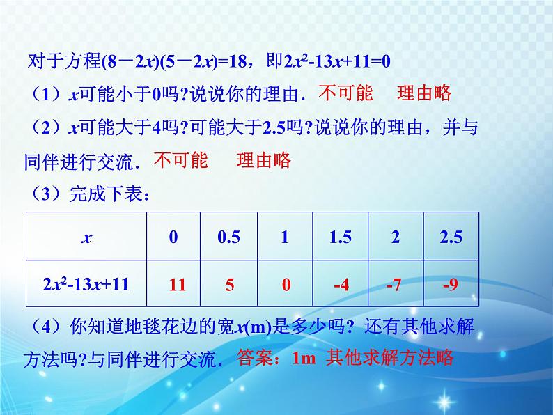 2.1 认识一元二次方程第2课时 北师大版数学九年级上册教学课件06