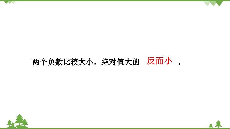 2.3 绝对值 北师大版七年级上册课件第6页