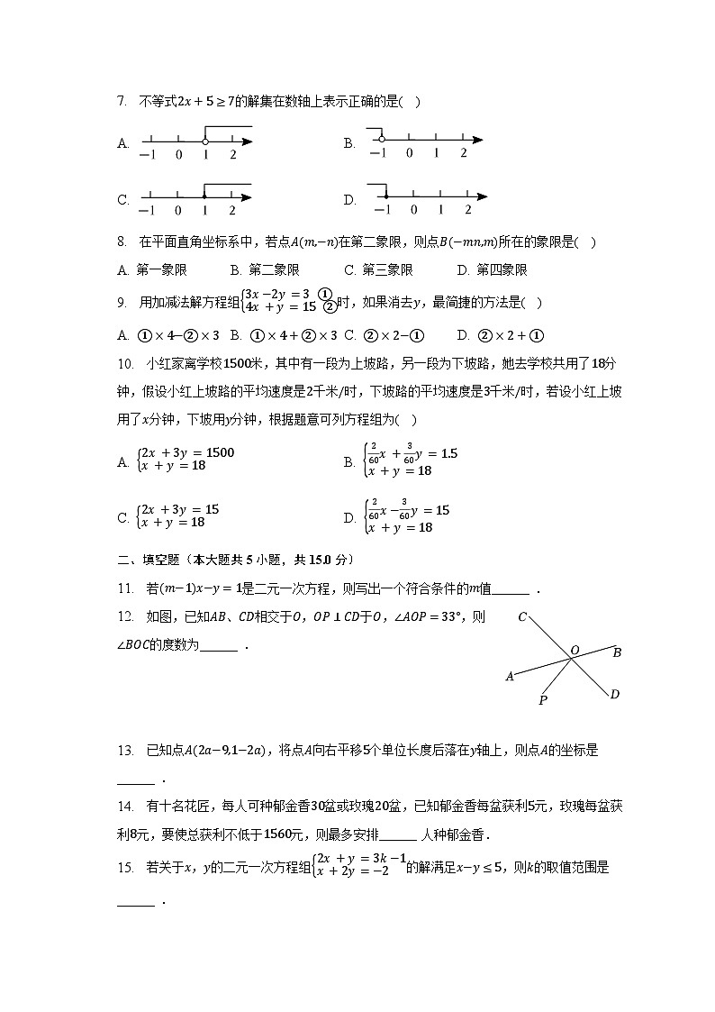 2022-2023学年河南省安阳市滑县七年级（下）月考数学试卷（5月份）（含解析）02