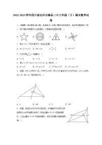 2022-2023学年四川省达州市渠县三中八年级（下）期末数学试卷（含解析）