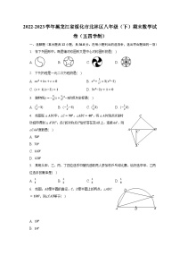 2022-2023学年黑龙江省绥化市北林区八年级（下）期末数学试卷（五四学制）（含解析）