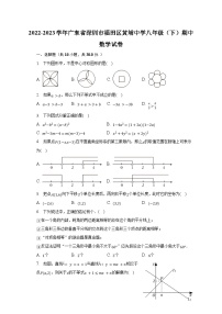 2022-2023学年广东省深圳市福田区黄埔中学八年级（下）期中数学试卷（含解析）