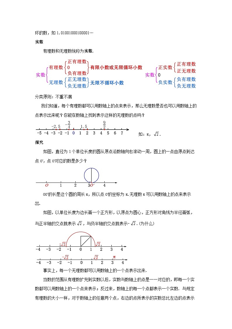 人教版七年级数学下册6.3.1《实数的概念》教案第2页