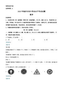 山东省临沂市2020年中考数学真题（含详解）