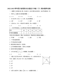 四川省资阳市安岳县2022-2023学年八年级下学期期末数学试卷（含答案）