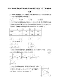 黑龙江省牡丹江市海林市2022-2023学年八年级下学期期末数学试卷（含答案）