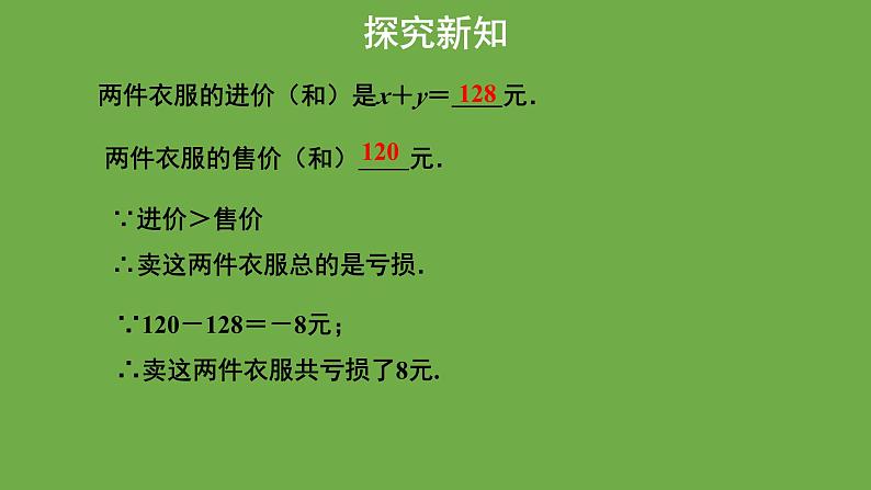 《应用一元一次方程----打折销售》教学课件 数学北师大版 七年级上册08