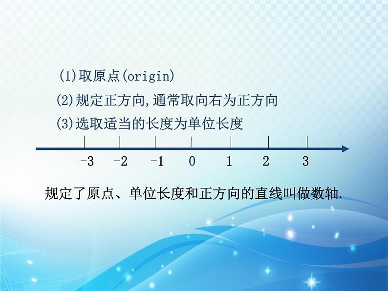 1.2 数轴 浙教版数学七年级上册教学课件07