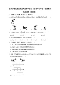 四川省南充市西充县鸣龙中学2022-2023学年七年级下学期期末考试数学试卷（含答案）