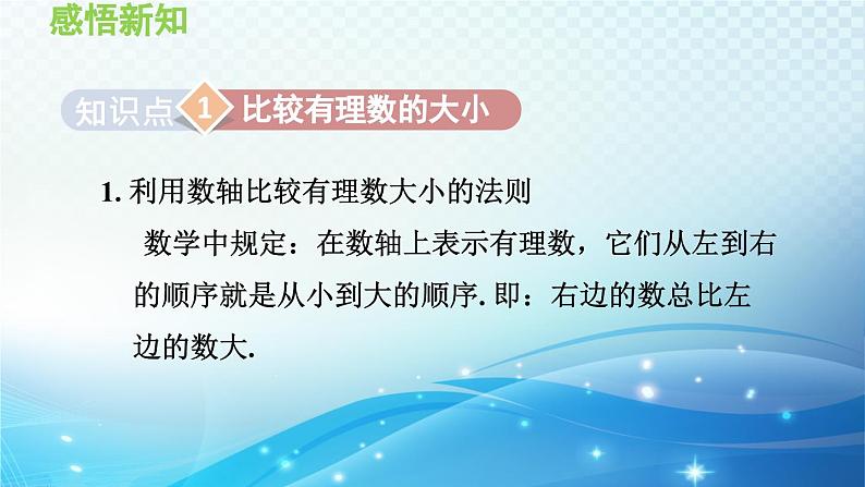 1.3 有理数的大小 沪科版七年级数学上册导学课件第4页