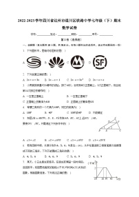 四川省达州市通川区铁路中学2022-2023学年七年级下学期期末数学试卷（含答案）