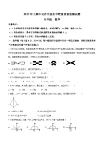 湖南省怀化市市直初中2022-2023学年八年级下学期期末数学试题