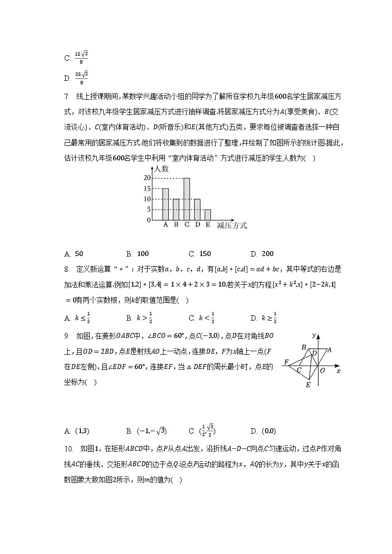2023年河南省周口市淮阳区搬口中学中考数学三模试卷（含解析）02
