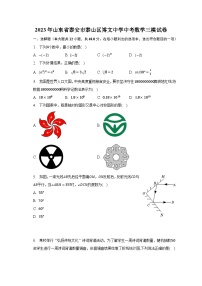 2023年山东省泰安市泰山区博文中学中考数学三模试卷（含解析）