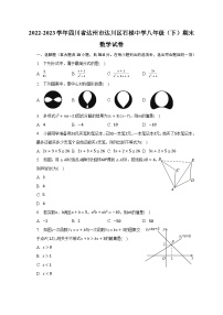 2022-2023学年四川省达州市达川区石梯中学八年级（下）期末数学试卷（含解析）