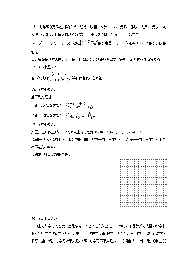 2022-2023学年陕西省商洛市商南县七年级（下）期末数学试卷（含解析）03