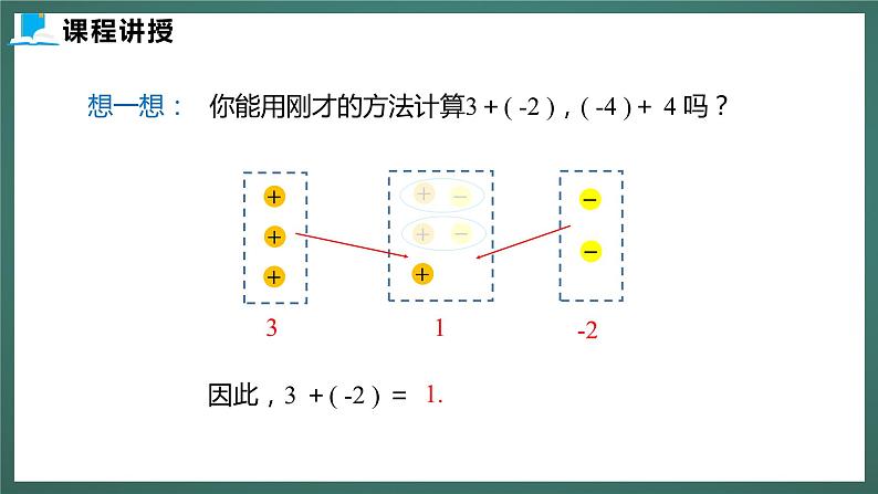 2.4  第一课时  有理数的加法法则（课件+教案） 2023-2024学年北师大版七年级数学上册08