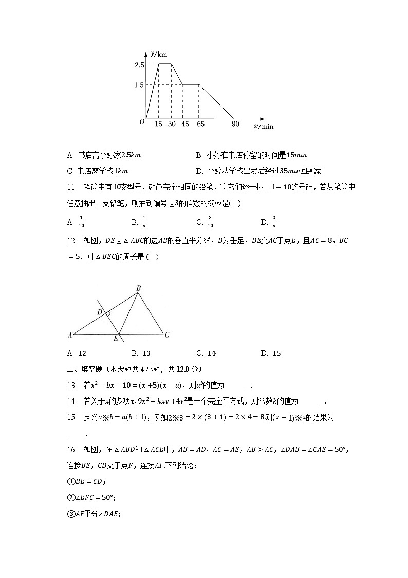 甘肃省兰州市第三十五中学2022-2023学年七年级下学期期末数学试卷+第3页