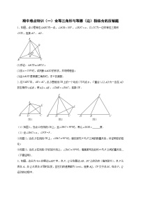 初中数学人教版八年级上册12.1 全等三角形巩固练习