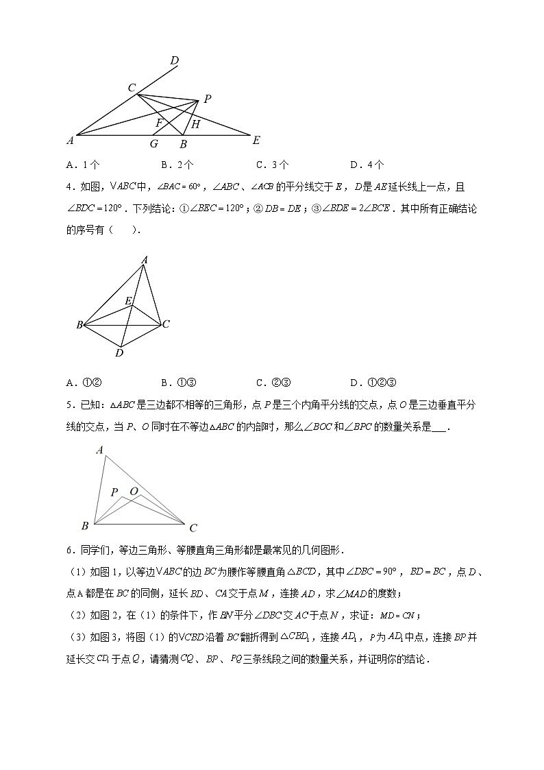 专题22 角平分线和垂直平分线结合-【微专题】2022-2023学年八年级数学上册常考点微专题提分精练（人教版）02