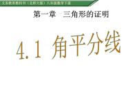 数学八年级下册4 角平分线课前预习课件ppt