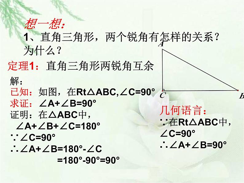 《直角三角形的性质与判定》PPT课件1-八年级下册数学北师大版03
