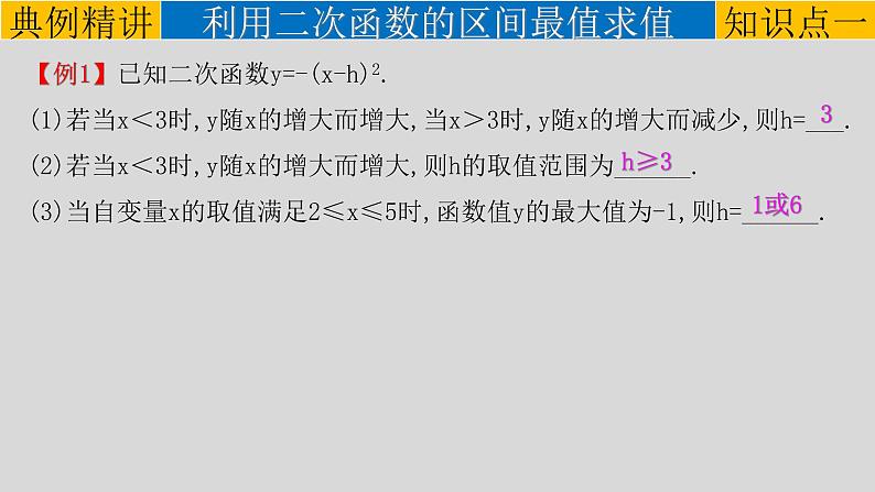 (经典版)中考数学一轮考点复习精品课件专题3.5 二次函数的最值问题 (含解析)第3页