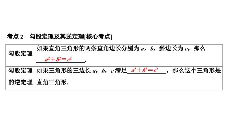 (通用版)中考数学总复习精品课件第2部分　第6单元　第20课时　直角三角形与勾股定理 (含解析)第4页