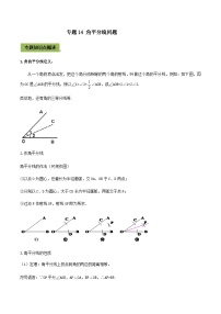 (通用版)中考数学总复习考点14 角平分线问题（含解析）