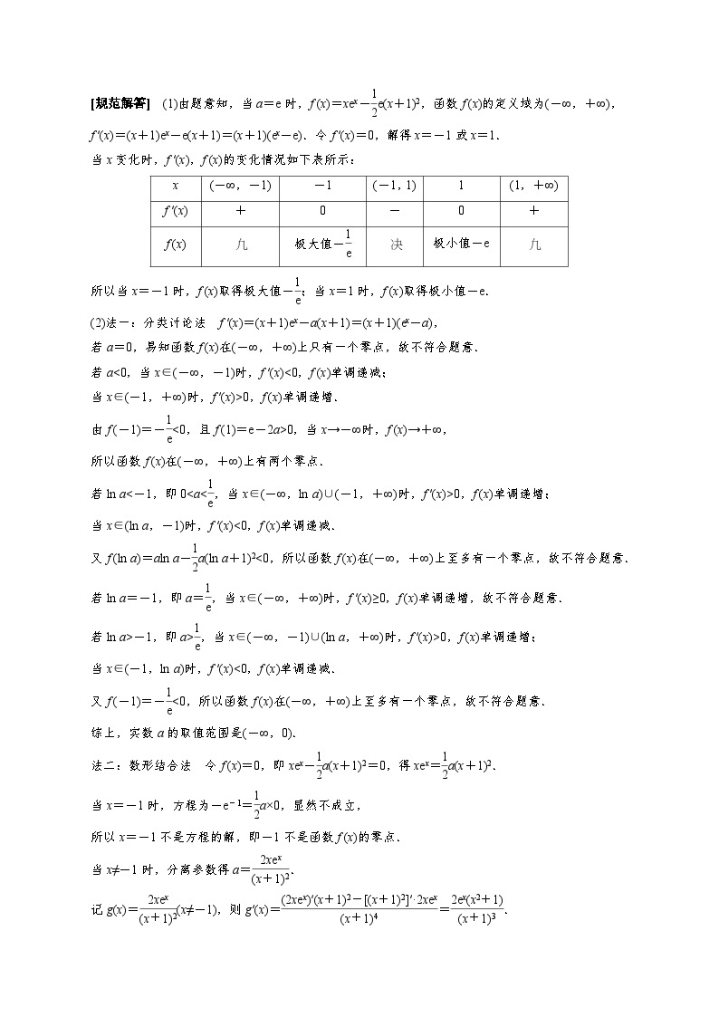 中考数学二轮精品专题复习 专题38 由函数零点或方程根的个数求参数范围问题（解析版）02