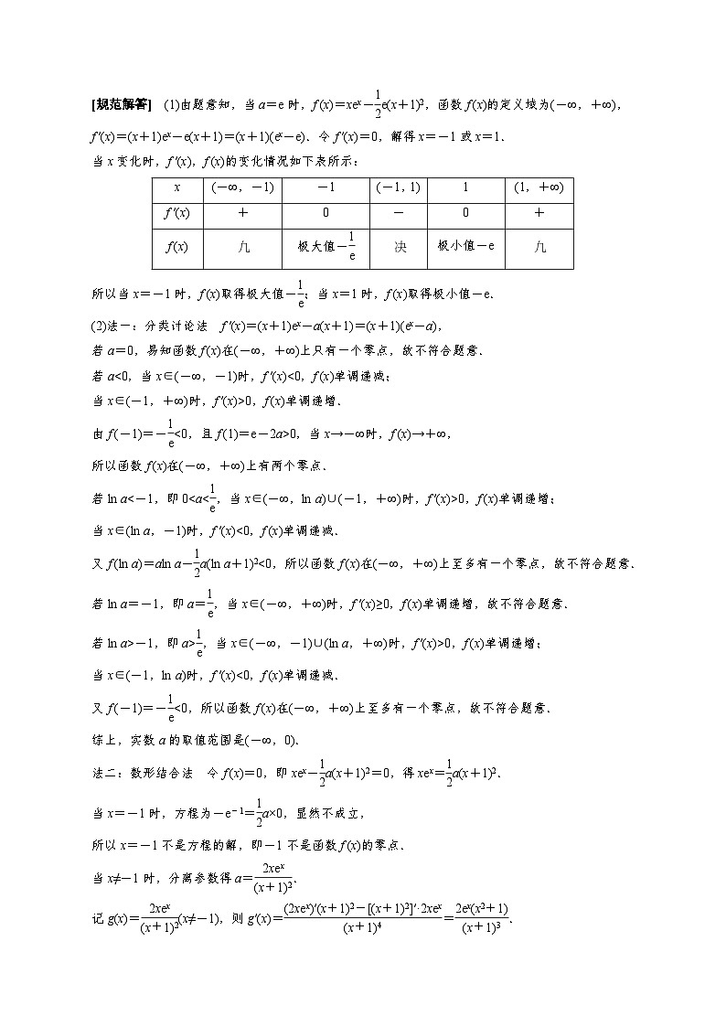 中考数学二轮精品专题复习 专题38 由函数零点或方程根的个数求参数范围问题（解析版）第2页