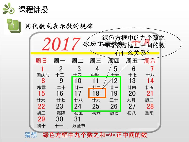 19年秋北师大版七年级数学上册讲解课件探索与表达规律PPT第7页