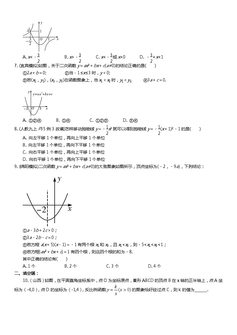 中考数学二轮专项复习——反比例函数综合 能力提升卷（含答案）第2页