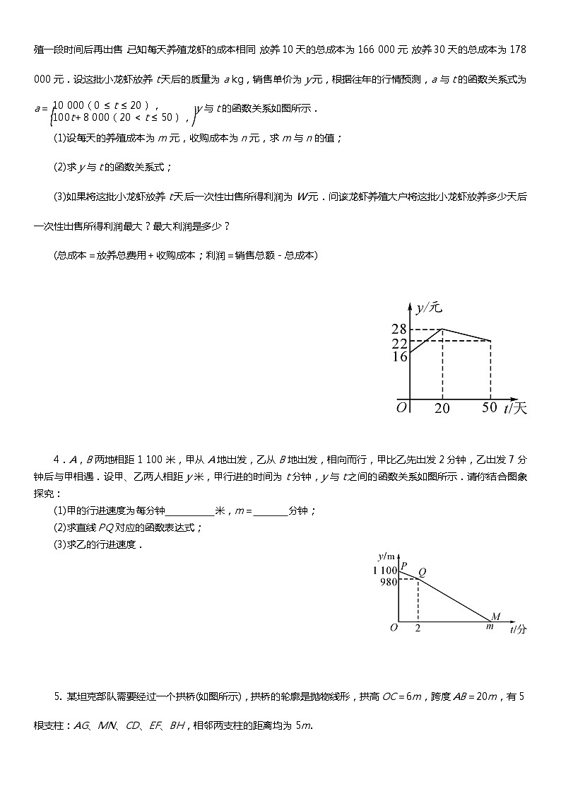 中考数学二轮专项复习——函数综合问题（含答案）第2页