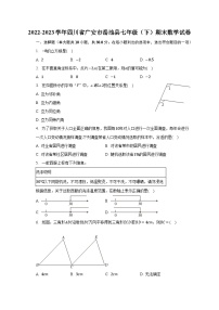 2022-2023学年四川省广安市岳池县七年级（下）期末数学试卷（含解析）