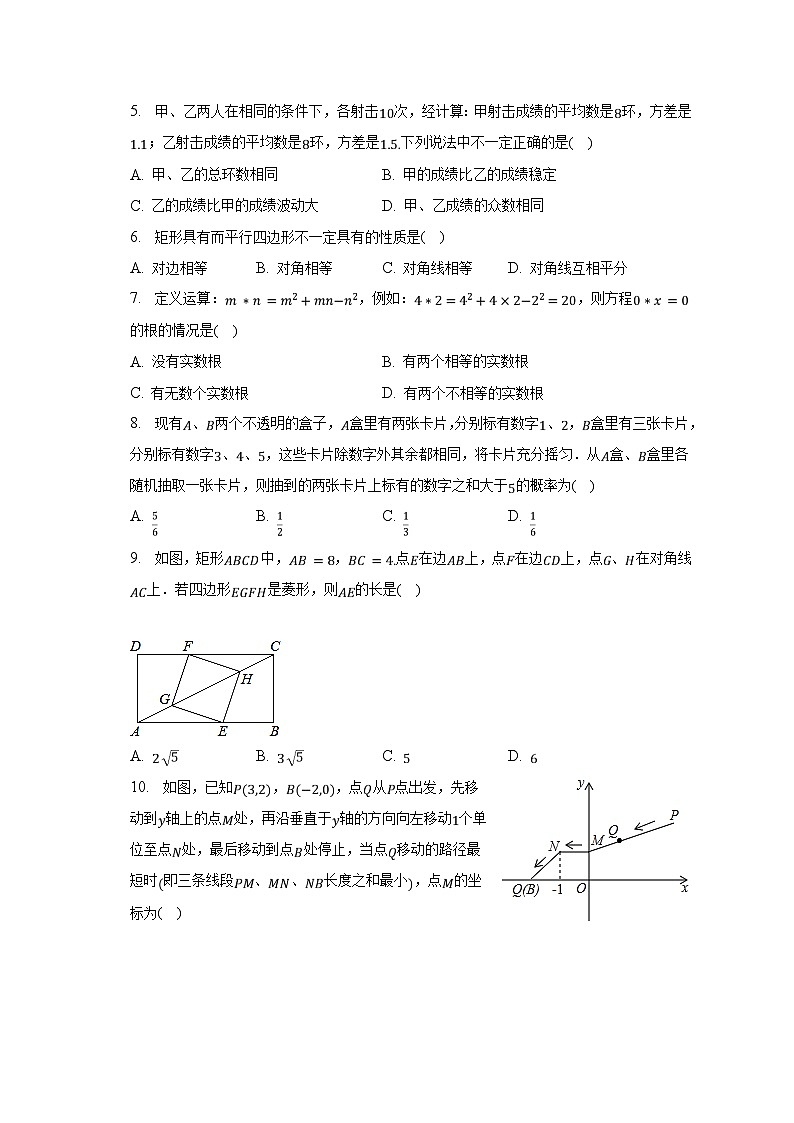 2023年河南省信阳市罗山县青山中学中考数学三模试卷（含解析）02