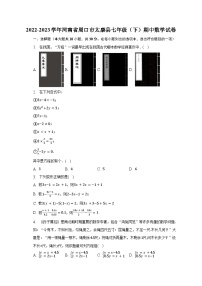 2022-2023学年河南省周口市太康县七年级（下）期中数学试卷（含解析）
